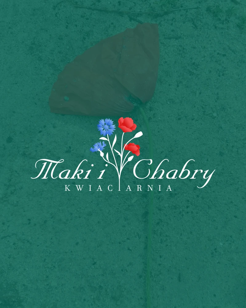 projekt logo dla kwiaciarni